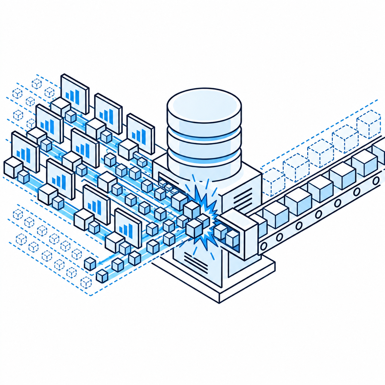 Uncontrolled analytical queries and digital API traffic competing with mission critical core batch windows